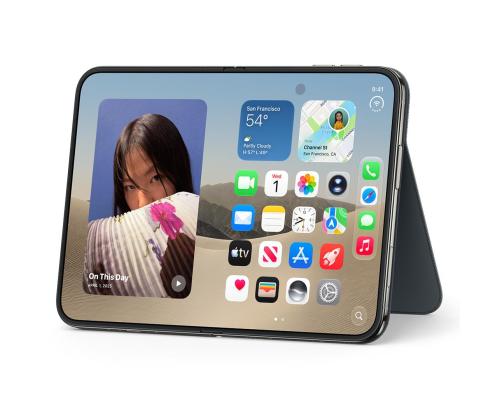 Apple iPhone Duo Folio with Kickstand, tumesinine - Ümbris