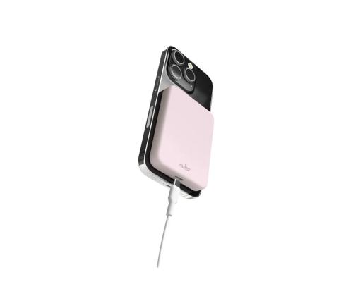 Puro Mini Power Mag, 4200 mAh, MagSafe, USB-C, roosa - Akupank