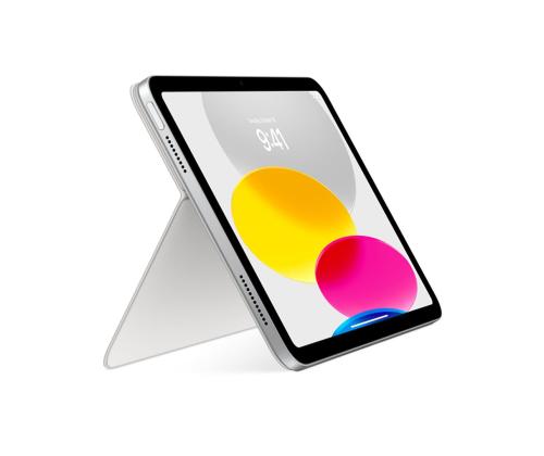 Apple Magic Keyboard Folio, iPad 10, SWE, valge - Klaviatuuriga ümbris