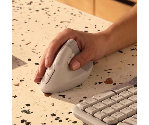 Logitech Lift Vertical Ergonomic, hall - Juhtmevaba hiir