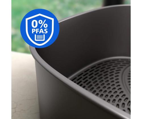 Philips 5000 Series, 9,5 L, 2750 W, aurufunktsioon, hõbedane/must - Kuumaõhufritüür