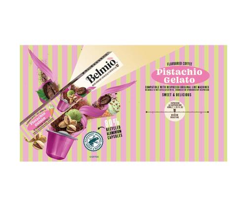Belmio Pistachio Gelato, 10 tk - Kohvikapslid