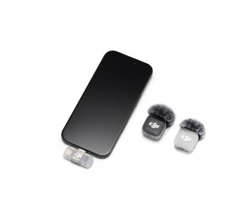 Dji Mic Mini 2, 2TX 1MRX, hall - Juhtmevaba mikrofon