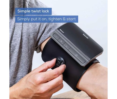 Beurer easyLock, must/beež - Vererõhumõõtja