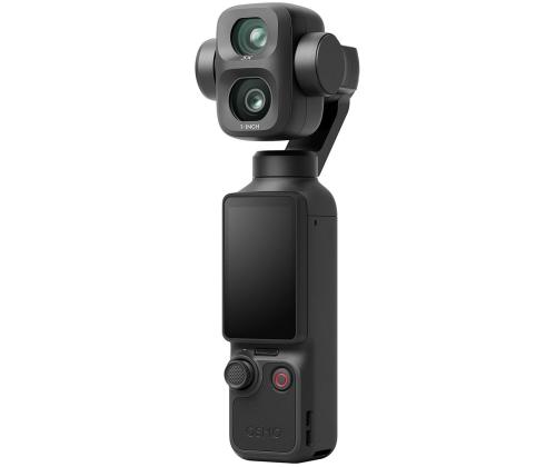 DJI Osmo Pocket 4P Vlog Combo, must - Stabilisaatoriga kaamera