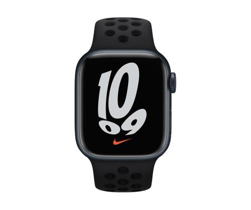Apple Watch 41mm, Nike Sport Band, must - Vahetusrihm
