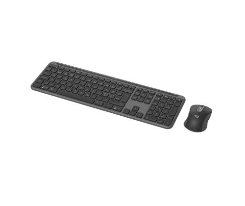 Logitech Signature Slim Combo MK950, SWE, must - Juhtmevaba desktop