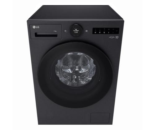 LG TurboWash 360˚, 11 kg, sügavus 55 cm, 1400 p/min, mattmust - Eestlaetav pesumasin