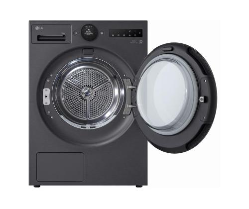 LG, Soojuspump, 10 kg, sügavus 66 cm, mattmust - Pesukuivati