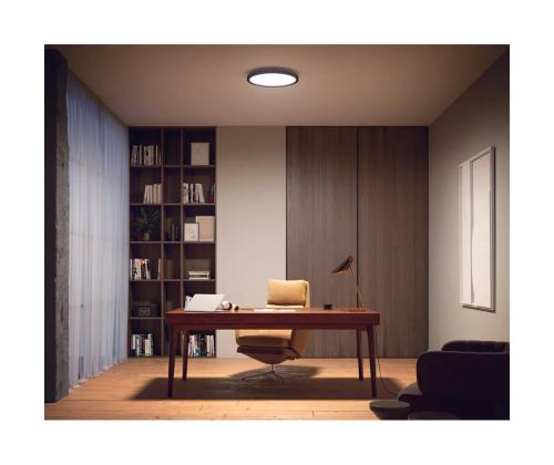 Philips Hue Aurelle Round Panel + Hue Dimmer Switch, must - Nutivalgusti