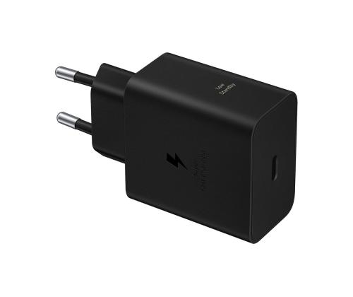 Samsung Power Adapter, USB-C, 60 W, must - Laadija