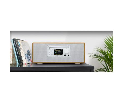 Muse M-695 DBTW, CD/FM/DAB+, pruun/valge - Muusikakeskus