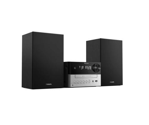 Philips TAM3205, 2.0, must/hõbe - Muusikakeskus