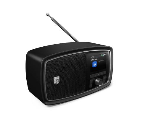 Philips Century, must - Kaasaskantav raadio