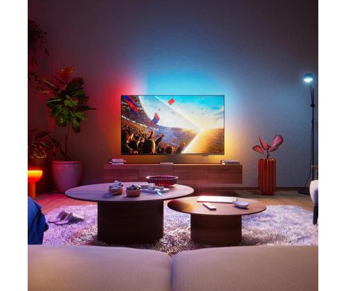 Philips PUS8001, 50'', 4K UHD, LED, must - Teler