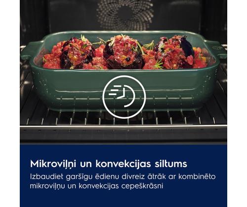 Electrolux 800 Series MealAssist Combiquick®, mikrolainefunktsioon, 44 L, must - Integreeritav kompaktahi