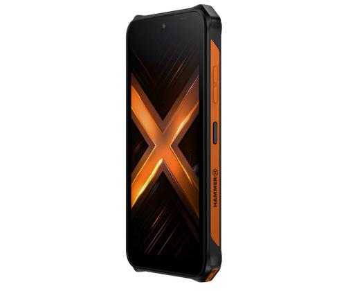 HAMMER Energy X2 5G, 8GB, 256GB, must/oranž - Nutitelefon