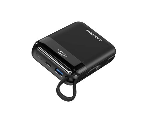 Canyon OnPower 104, 10000 mAh, must - Akupank