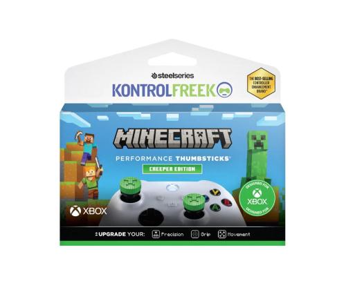 KontrolFreek Minecraft Thumbsticks Creeper Edition, Xbox, roheline - Nupud