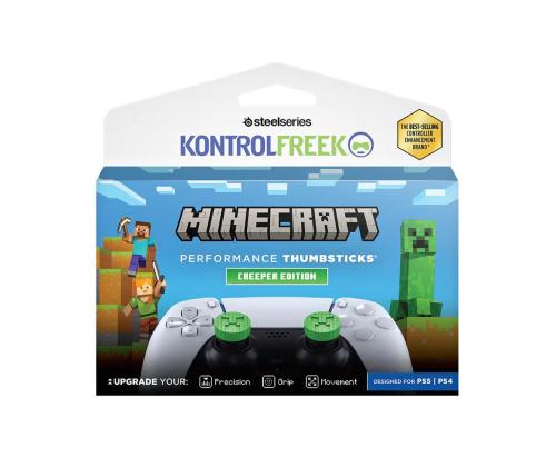 KontrolFreek Minecraft Thumbsticks Creeper Edition, PlayStation, roheline - Nupud