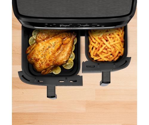 Tefal XXL Dual Easy Fry, 2700 W, 11 L, tumehall - Kuumaõhufritüür