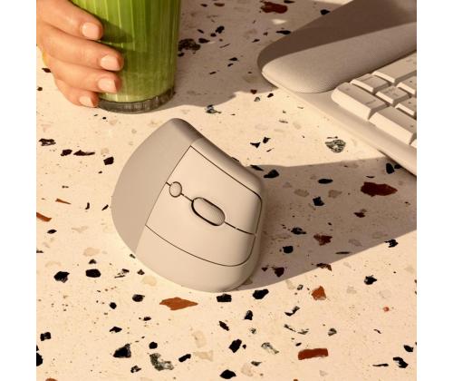 Logitech Lift Vertical Ergonomic, hall - Juhtmevaba hiir