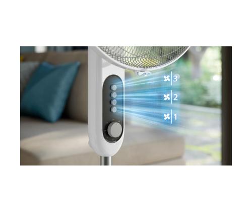 Philips 1000 Seeria, valge - Põrandaventilaator