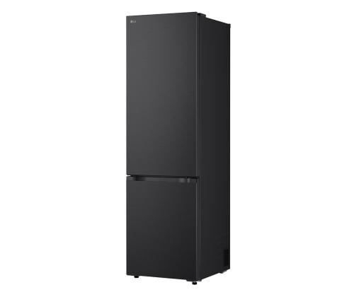 LG, NoFrost, 375 L, kõrgus 203 cm, must roostevaa teras - Külmik