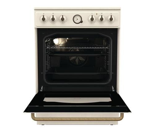Gorenje, 11 funktsiooni, 71 L, laius 60 cm, beež - Keraamiline pliit