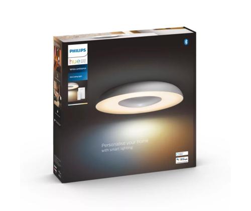 Philips Hue Still Ceiling Lamp + Hue Dimmer Switch, alumiinium - Nutivalgusti