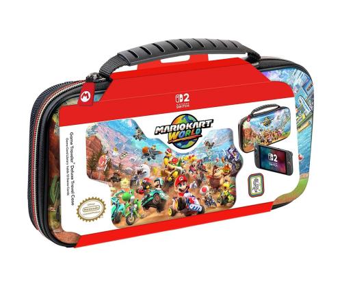 RDS Industries Deluxe Mario Kart World Travel Case, Nintendo Switch/Switch 2 - Kandekott