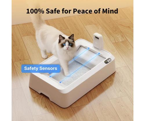 Petkit Purobot Crystal Duo, valge - Automaatne kassiliivakast