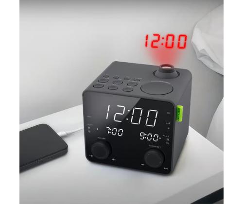 Muse M-189 P, must - Kellraadio