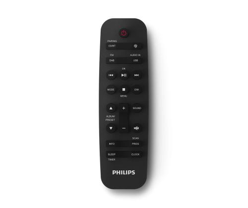 Philips TAM4505M2 Micro Music System, 2.0, must - Muusikakeskus