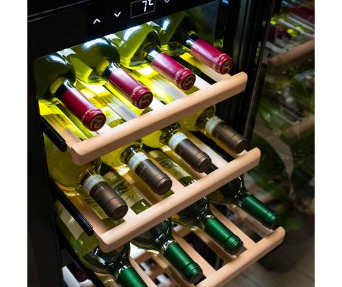 Caso WineExclusive 38 Smart, 38 pudelit, kõrgus 107 cm, must - Veinikülmik