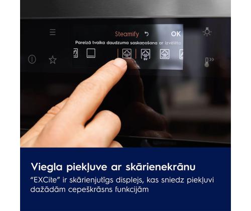 Electrolux 800 Series MealAssist Combiquick®, mikrolainefunktsioon, 44 L, must - Integreeritav kompaktahi