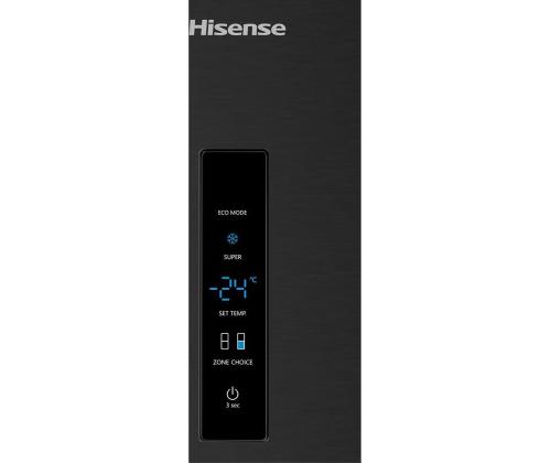 Hisense, NoFrost, 495 L, 200 cm, must - Külmik