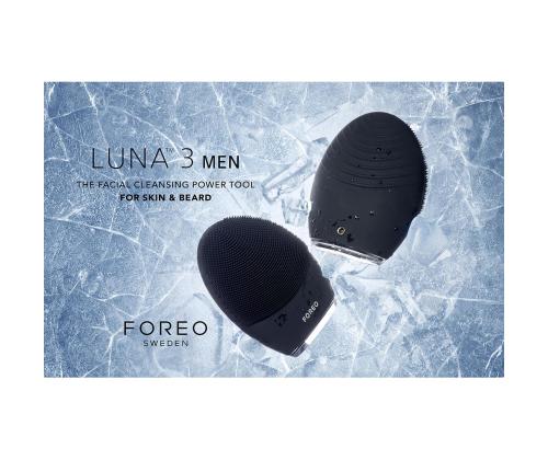 Foreo Luna 3 Men, must - Näopuhastushari