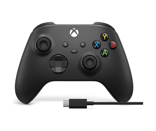 Microsoft Xbox Wireless Controller + USB-C Cable, Xbox One / Series X/S, must - Juhtmevaba pult