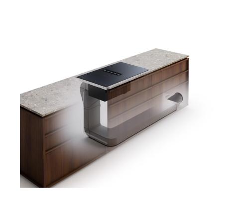 Electrolux 900 XT SensePro, laius 80 cm, must - Integreeritav pliidiplaat õhupuhastiga