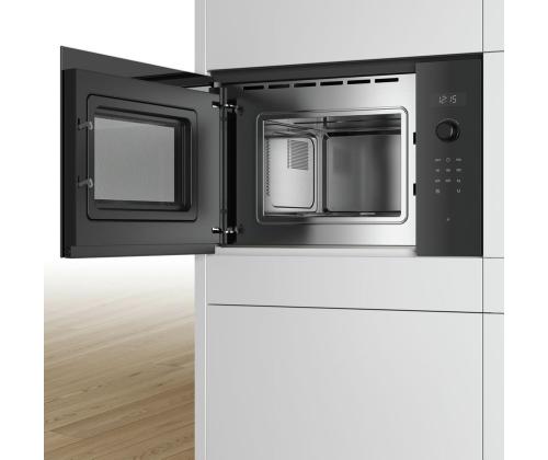 Bosch, 20 L, 800 W, must - Integreeritav mikrolaineahi