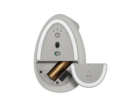 Logitech Lift Vertical Ergonomic, hall - Juhtmevaba hiir