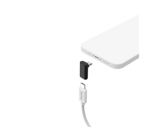 Hama 90°C USB-C Angled Adapter, must - Adapter