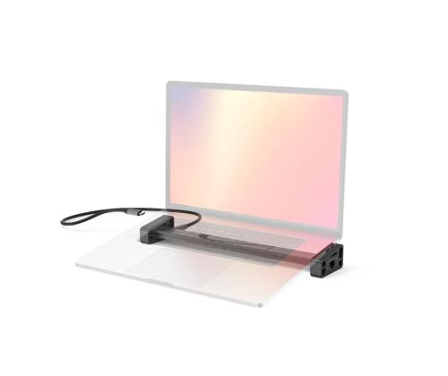 Hama Connect2Office, USB-C, 12 ports, 100 W, hall - Sülearvuti dokk