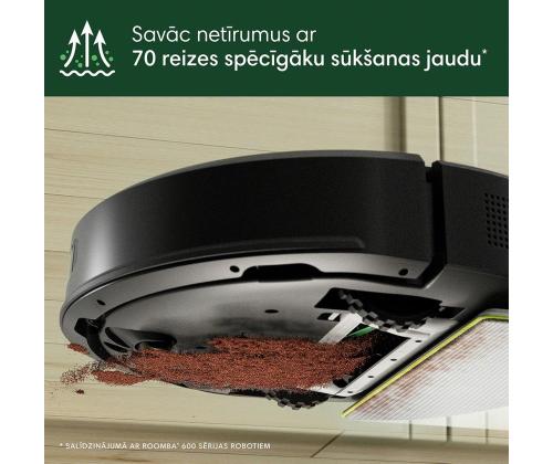 IRobot Roomba® 105 Combo+, märg- ja kuivpuhastus, must - Robottolmuimeja