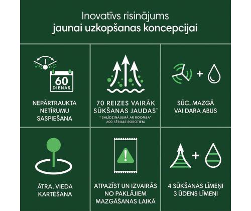 IRobot Roomba 205 DustCompactor Combo, märg- ja kuivpuhastus, valge - Robottolmuimeja