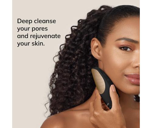 Geske Sonic Thermo Facial Brush, 6-ühes, hall - Multifunktsionaalne näohooldusseade
