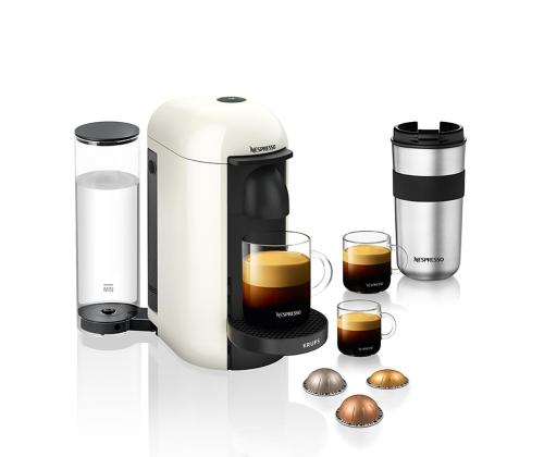 Krups Nespresso Vertuo Plus, valge - Kapselkohvimasin
