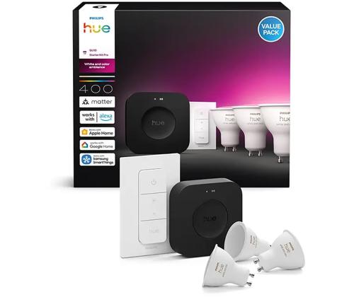 Philips Hue White & Color Ambiance starter kit, GU10, 3 tk - Nutivalgusti komplekt