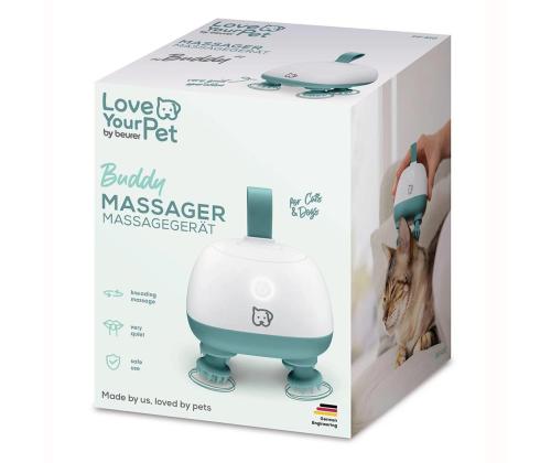 Beurer PP 410 „Buddy“, valge/roheline - Lemmikloomade massaažiseade